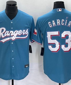 Texas Rangers #53 Adolis Garcia Jersey - Robokeg