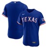 Texas Rangers Alternate Authentic Team Jersey - Royal Mlb - Robokeg