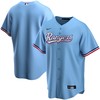 Texas Rangers Alternate Replica Team Jersey Light Blue Mlb - Robokeg