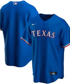 Texas Rangers Alternate Replica Team Jersey - Royal Mlb - Robokeg