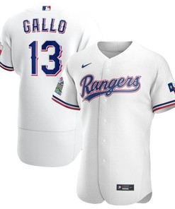 Texas Rangers Joey Gallo #13 2020 Mlb White Jersey - Robokeg