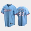 Texas Rangers Kumar Rocker 80 2022-23 Draft Light Blue Alternate Jersey - Robokeg