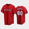 Texas Rangers Kumar Rocker 80 2022-23 Draft Red Alternate Jersey - Robokeg