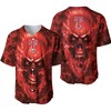Texas Rangers Mlb Fan Skull Baseball Jersey - Robokeg