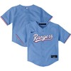Texas Rangers Toddler Alternate Replica Team Jersey - Light Blue Mlb - Robokeg