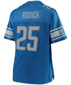 Theo Riddick Detroit Lions Nfl Pro Line Womens Team Color Player Jersey - Blue - Robokeg
