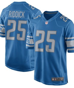 Theo Riddick Detroit Lions Nike 2017 Game Jersey - Blue - Robokeg