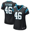 Thomas Fletcher Carolina Panthers Womens Game Jersey - Black Nfl - Robokeg