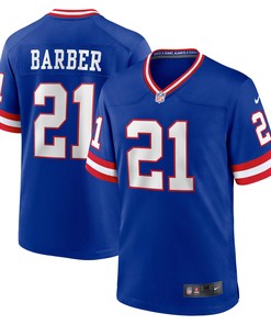 Tiki Barber New York Giants Classic Retired Player Game Jersey - Royal Nfl - Robokeg