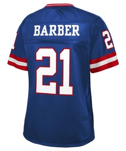 Tiki Barber New York Giants Nfl Pro Line Womens Retired Player Jersey - Royal - Robokeg