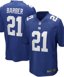 Tiki Barber New York Giants Nike Game Retired Player Jersey - Royal - Robokeg