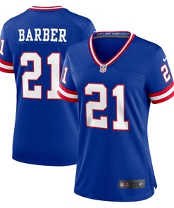 Tiki Barber New York Giants Womens Classic Retired Player Game Jersey - Royal Nfl - Robokeg