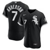 Tim Anderson Chicago White Sox Alternate Authentic Player Jersey - Black Mlb - Robokeg