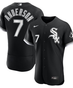 Tim Anderson Chicago White Sox Alternate Authentic Player Jersey - Black Mlb - Robokeg