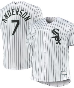 Tim Anderson Chicago White Sox Big & Tall Replica Player Jersey - White Mlb - Robokeg