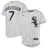 Tim Anderson Chicago White Sox Home Replica Player Jersey - White Mlb - Robokeg