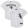 Tim Anderson Chicago White Sox Preschool Home Replica Player Jersey - White Mlb - Robokeg