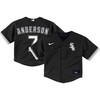 Tim Anderson Chicago White Sox Toddler Alternate Replica Player Jersey - Black Mlb - Robokeg