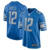 Tim Boyle Detroit Lions Game Player Jersey - Blue Nfl - Robokeg
