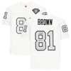 Tim Brown Oakland Raiders Autographed Mitchell & Ness Nfl 75th Anniversary Jersey With Hof 2015 Inscription - Robokeg
