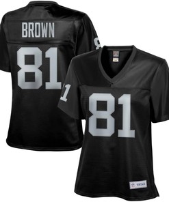 Tim Brown Oakland Raiders Nfl Pro Line Womens 1988 Retired Player Jersey - Black - Robokeg