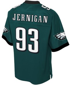 Tim Jernigan Philadelphia Eagles Nfl Pro Line Team Color Player Jersey - Midnight Green - Robokeg