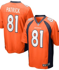 Tim Patrick Denver Broncos Game Jersey - Orange Nfl - Robokeg