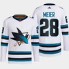Timo Meier 28 San Jose Sharks White Jersey 2022-23 Away Primegreen - Robokeg