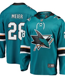 Timo Meier San Jose Sharks Fanatics Branded Breakaway Player Jersey - Teal Nhl - Robokeg