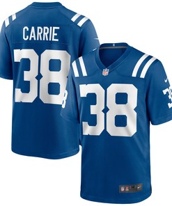 T.j. Carrie Indianapolis Colts Game Jersey - Royal Nfl - Robokeg