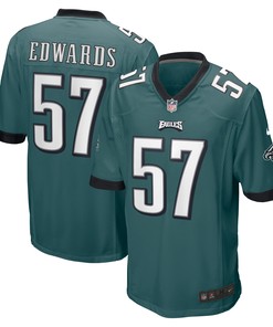 T.j. Edwards Philadelphia Eagles Game Jersey - Midnight Green Nfl - Robokeg