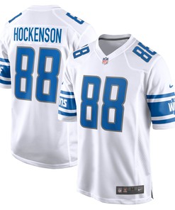 T.j. Hockenson Detroit Lions Game Jersey - White Nfl - Robokeg