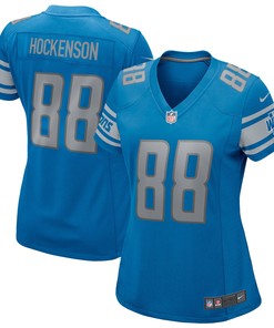 Tj Hockenson Detroit Lions Womens Game Jersey Blue Nfl - Robokeg