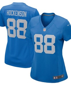 T.j. Hockenson Detroit Lions Womens Game Player Jersey - Blue Nfl - Robokeg