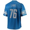 T.j. Lang Detroit Lions Nfl Pro Line Team Color Player Jersey - Blue - Robokeg