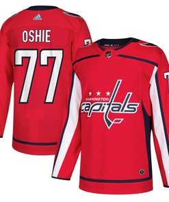 Tj Oshie Washington Capitals Adidas Authentic Player Jersey - Red Nhl - Robokeg