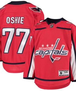 Tj Oshie Washington Capitals Home Premier Player Jersey - Red Nhl - Robokeg