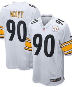 T.j. Watt Pittsburgh Steelers Game Jersey - White Nfl - Robokeg