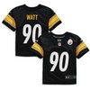 T.j. Watt Pittsburgh Steelers Toddler Player Game Jersey - Black Nfl - Robokeg