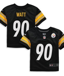 T.j. Watt Pittsburgh Steelers Toddler Player Game Jersey - Black Nfl - Robokeg