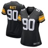 T.j. Watt Pittsburgh Steelers Womens Alternate Game Jersey - Black Nfl - Robokeg