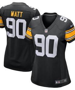 T.j. Watt Pittsburgh Steelers Womens Alternate Game Jersey - Black Nfl - Robokeg