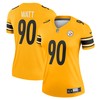 T.j. Watt Pittsburgh Steelers Womens Inverted Legend Jersey - Gold Nfl - Robokeg