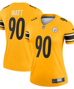 T.j. Watt Pittsburgh Steelers Womens Inverted Legend Jersey - Gold Nfl - Robokeg