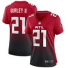 Todd Gurley Ii Atlanta Falcons Womens 2nd Alternate Game Jersey Red Nfl - Robokeg