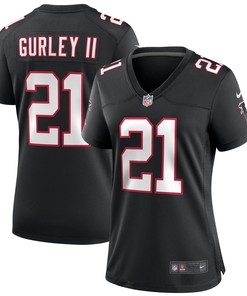 Todd Gurley Ii Atlanta Falcons Womens Throwback Game Jersey - Black Nfl - Robokeg