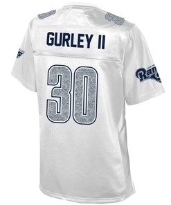 Todd Gurley Ii Los Angeles Rams Nfl Pro Line Womens White Out Fashion Jersey - White - Robokeg