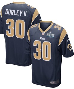 Todd Gurley Ii Los Angeles Rams Nike Super Bowl Liii Bound Game Jersey - Navy - Robokeg
