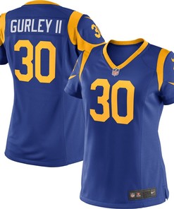 Todd Gurley Ii Los Angeles Rams Nike Womens Game Player Jersey - Royal - Robokeg