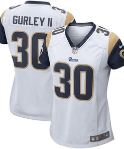 Todd Gurley Ii Los Angeles Rams Nike Womens Player Game Jersey - White - Robokeg